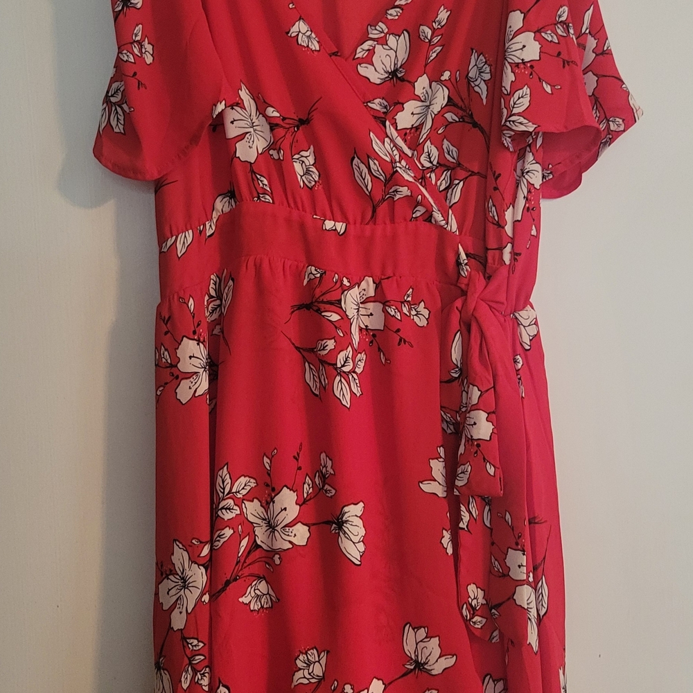 Sienna Sky Floral Wrap Dress